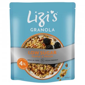 Lizis Granola Low Sugar Maple & Pecan DAIRY  5 x 400g