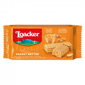 Loacker Peanut Butter Wafers 25 x 45g