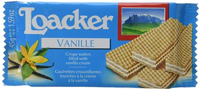 Loacker Vanille Wafers 25 x 45g