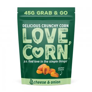 Love Corn Cheese & Onion 10 x 45g
