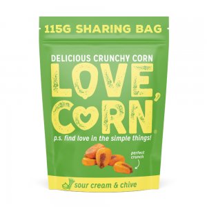Love Corn LARGE Sour Cream & Chive 6 x 115g