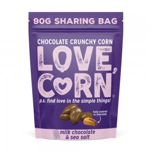 Love Corn Milk Chocolate & Sea Salt 6 x 90g