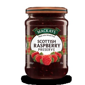 Mackays Preserve Raspberry 6 x 340g