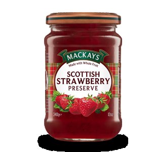 Mackays Preserve Strawberry 6 x 340g