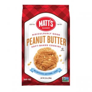 Matt's Cookies Peanut Butter 6 x 298g