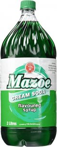 Mazoe Cordial Cream Soda Flavoured Syrup 6 x 2l NK