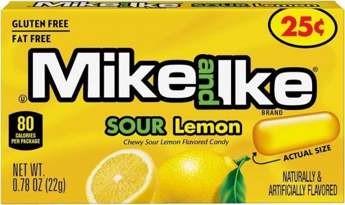 Mike & Ike SMALL Sour Lemon 24 x 22g