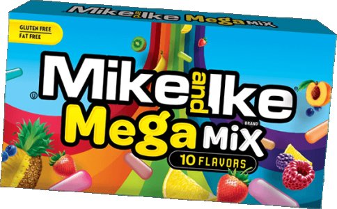 Mike & Ike Theater Box Mega Mix 12 x 120g (4.25oz)