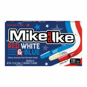 Mike & Ike Theater Box Red, White & Blue 12 x 120g (4.25oz)