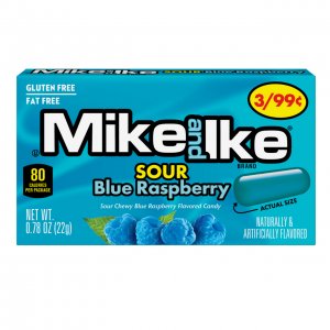 Mike And Ike Sour Blue Raspberry 24 x 22g (0.78oz)