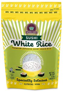 Natural Earth Products Sushi White Rice  12 x 454g