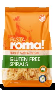 Orgran GF Pasta Roma Spirals 8 x 350g