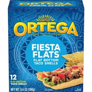Ortega Fiesta Taco Flats 6 x 160g 