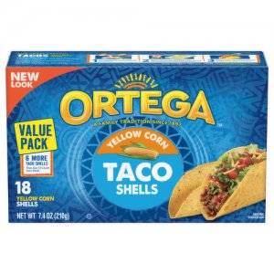 Ortega Yellow Taco Shell Value Pack 6 x 210g (7.4oz)