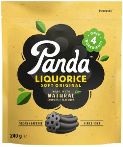 Panda  Liquorice Bags Original  12 x 240g