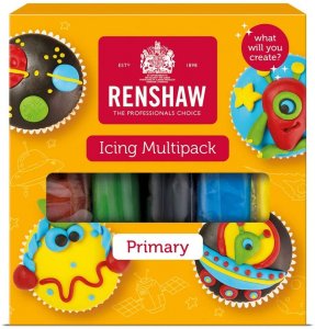 Renshaw MULTIPACK Icing Primary Colours 6 x 500g 06065