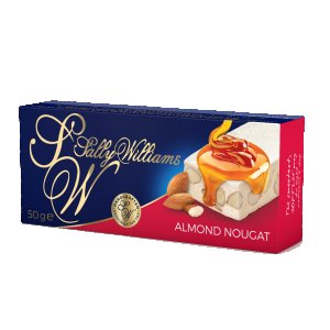 Sally Williams BAR Nougat Roasted Almonds 12 x 50g