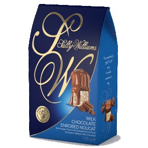 Sally Williams GIFT BOX Milk Chocolate Nougat 10 x 125g