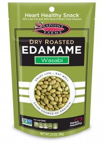 Seapoint Dry Roasted Edamame Wasabi  12 x 99g NK