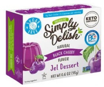 Simply Delish Natural Black Cherry 6 x 4 x 18g