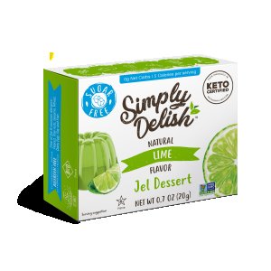 Simply Delish Natural Lime 6 x 4 x 20g