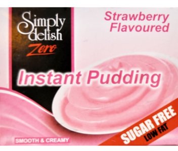 Simply Delish SF Pudding Strawberry 4 x 6 x 40g