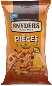 Snyders Pretzel Pieces Cheddar Cheese 8 x 141g (5oz)
