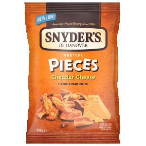 Snyders Pretzel Pieces Cheddar Cheese NK 10 x 110g