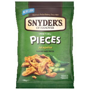 Snyders Pretzel Pieces Jalapeno NK 10 x 110g