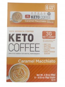 The Frozen Bean ICB Keto Caramel Macchiato (6ct) 6 x 90g (3.18oz)