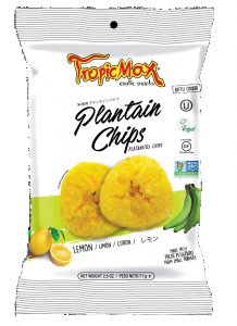 Tropicmax Plantain Chips Lemon 24 x 71g (2.5oz)