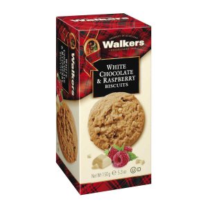 Walkers Biscuits Raspberry & White Chocolate 12 x 150g