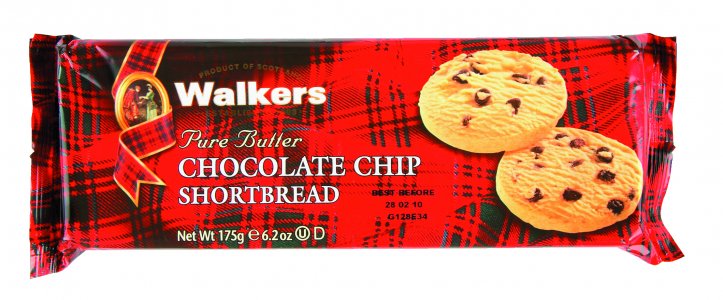 Walkers Chocolate Chip Shortbread 12 x 175g 
