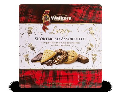 Walkers Tin Chocolate Shortbread Assortment 6 x 300g