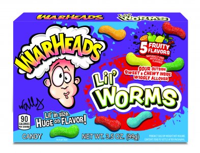 Warheads Theater Box Lil' Worms NK 12 x 99g (3.5oz)