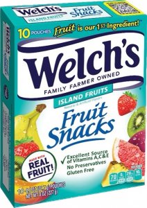 Welchs Fruit Snacks Island Fruit 8 x 227g (8oz) NK