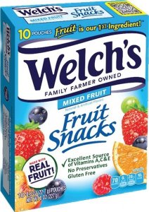 Welchs Fruit Snacks Mixed Fruit 8 x 227g (8oz) NK
