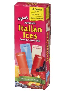Wylers Italian Ice Berry and Cherry Mix 12 x 6 x 56.7g (2oz)