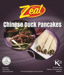 Zeal Duck Pancake Wraps 20 x 50 Units