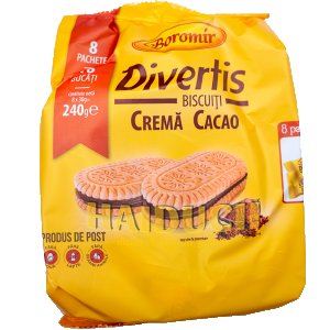 BOROMIR Divertis Biscuits with Cocoa Cream Family Pack 240g / 12 pcs
