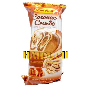 Boromir Creamy Cozonac With Caramel Cream & Walnuts 550g / 9 pcs