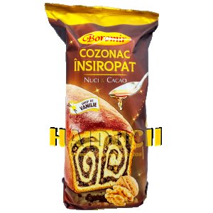 Boromir Syruped Cozonac With Cocoa & Walnuts 550g / 9 pcs