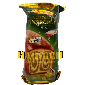 Boromir Syruped Cozonac With Pistachio 550g / 9 pcs