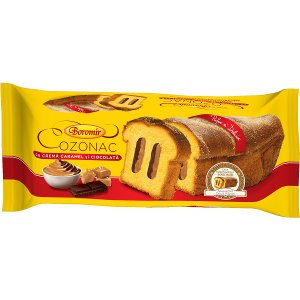 Boromir Cozonac With Caramel & Chocolate-Rum Cream 450g / 9 pcs