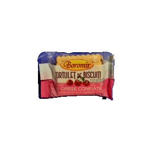 Boromir Tortulet Biscuits With Candied Cherries 50g / 44 pcs