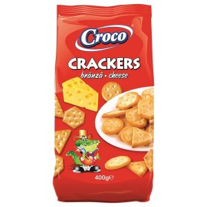 Croco Cheese Crackers 400g / 12 pcs