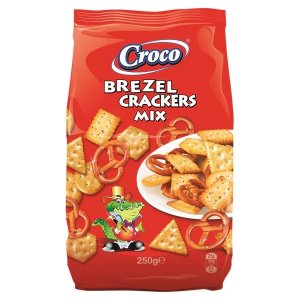 Croco Mix Pretzels & Crackers 250g / 12 pcs