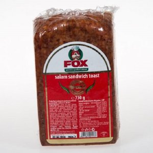Fox Sandwich Toast Salami 730g vacuum packed