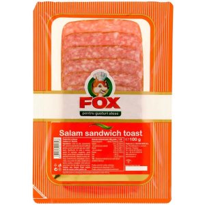 Fox Sandwich Toast Sliced Salami 100g / 12 pcs