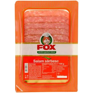 Fox Serbian Salami Sliced 100g / 12 pcs